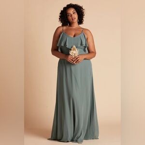 NWT Birdy Grey Jane Convertible Dress in Chiffon Sea Glass